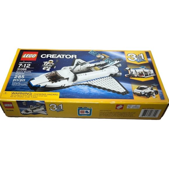 LEGO Space Shuttle Explorer 31066 Creator 3 in 1 building set 285pc retired seal - Picture 4 of 6